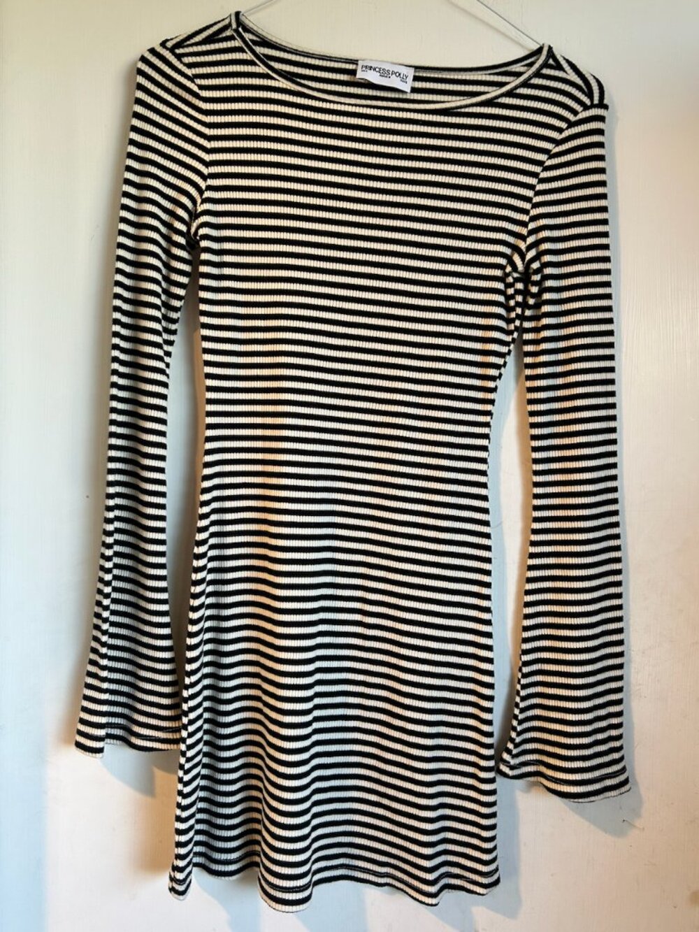 Princess Polly Long Sleeve Striped Dress